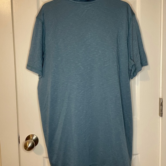 Eddie Bauer active cut blue polo sz tall XL - Picture 3 of 9